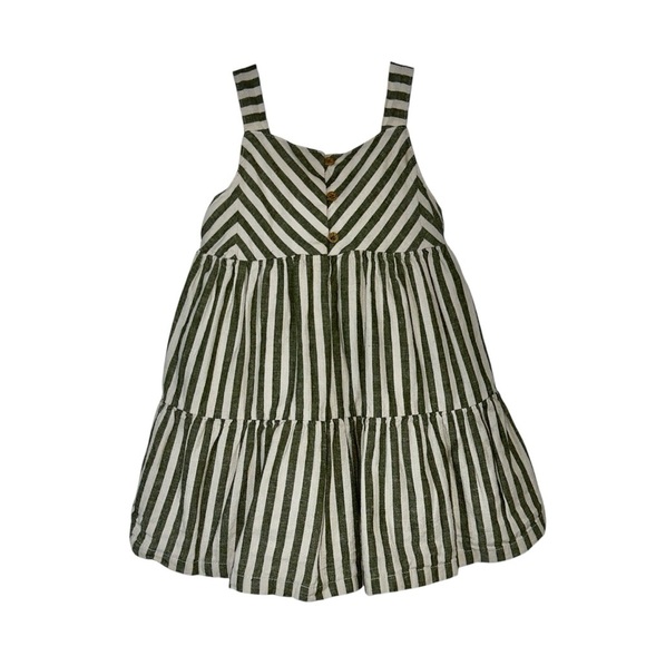 Carter’s Striped Linen Blend Dress 24 Month - Picture 3 of 8